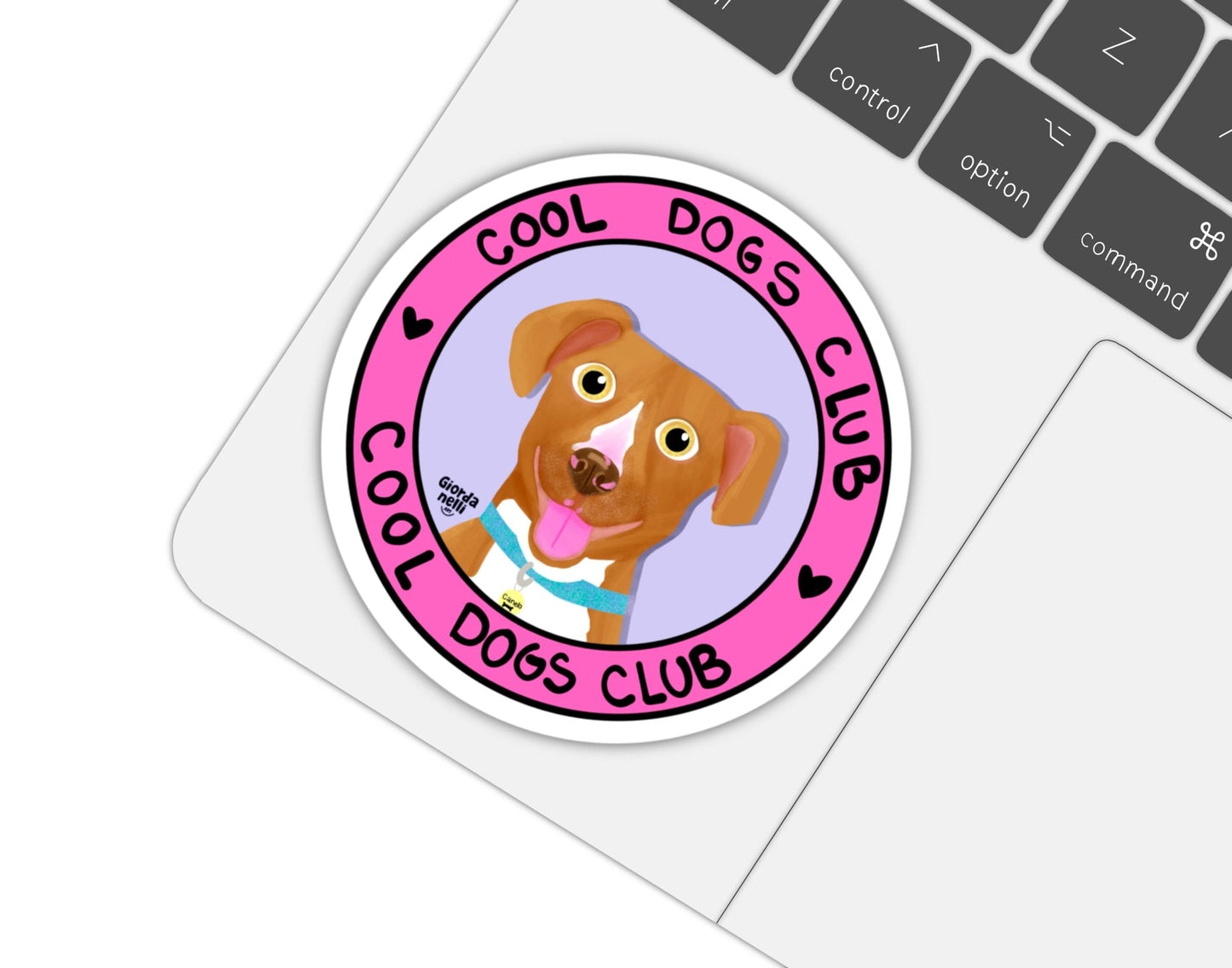 Cool Dogs Club Sticker - Giordanelli Art