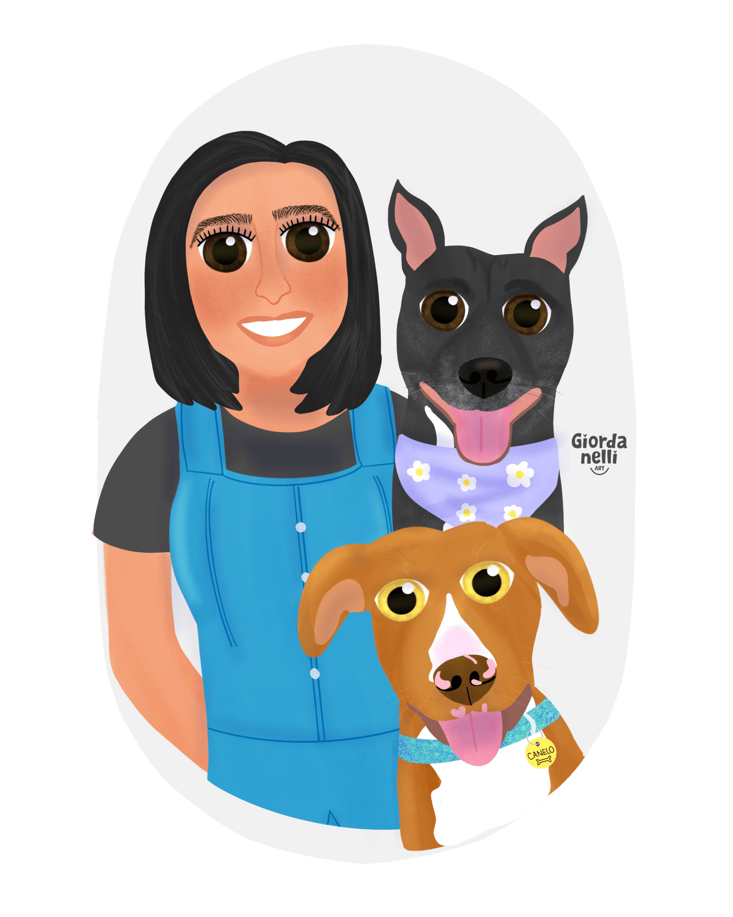 Family Illustration - Giordanelli Art