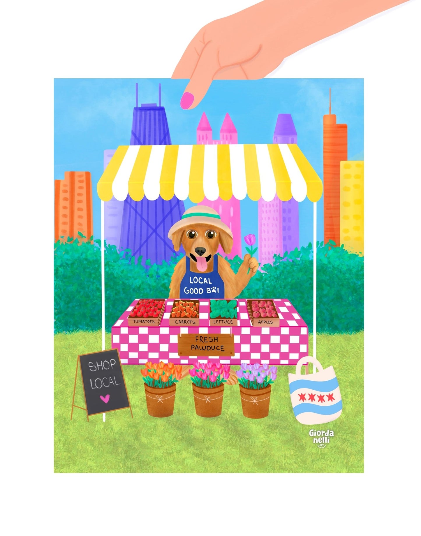 Farmer’s Market - Chicago Dogs Collection - Giordanelli Art