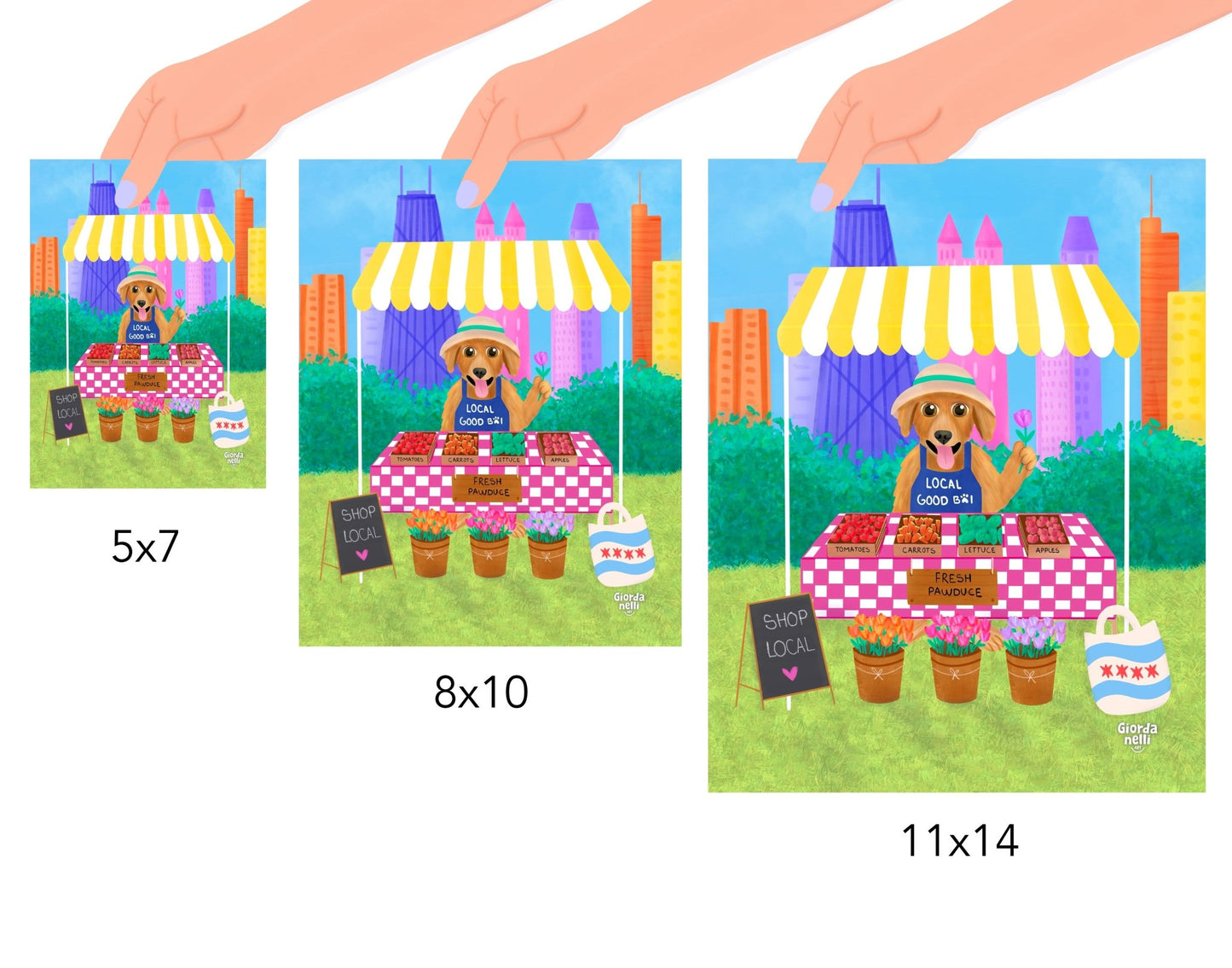 Farmer’s Market - Chicago Dogs Collection - Giordanelli Art