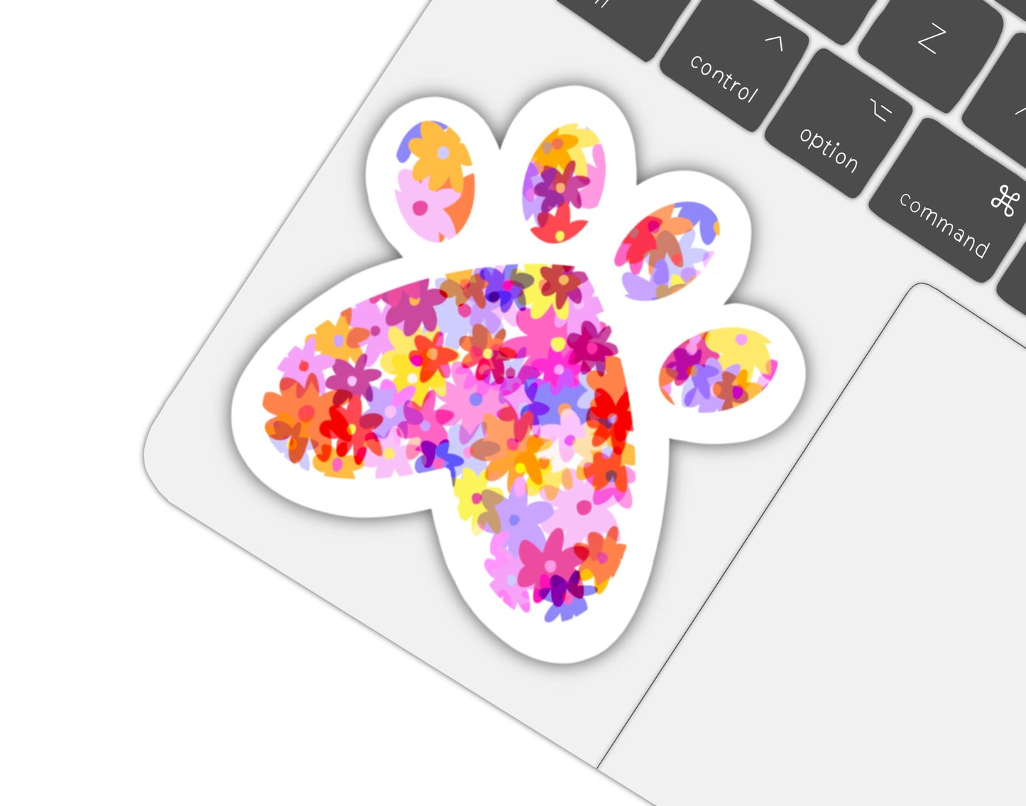 Floral Paw Sticker - Giordanelli Art