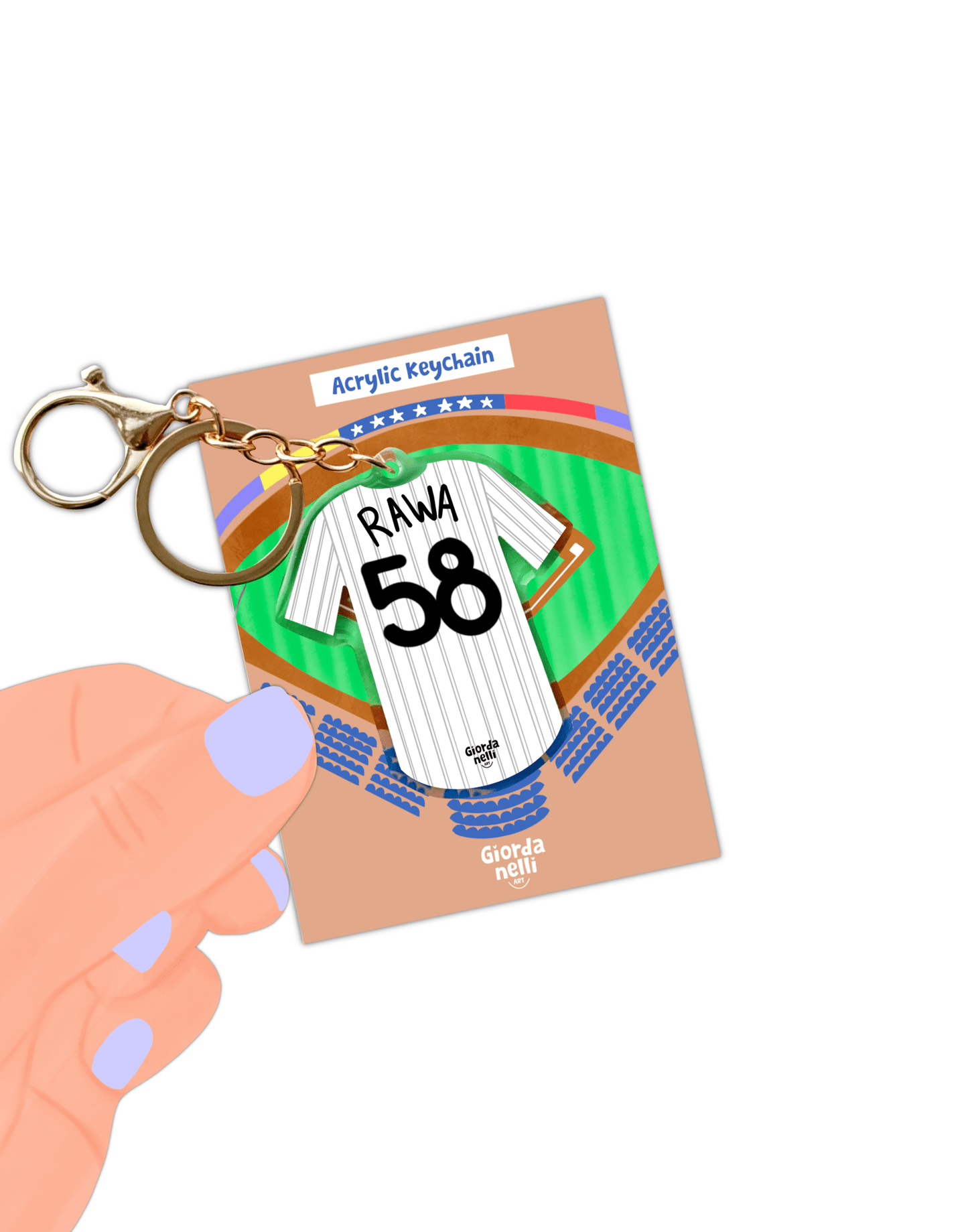 Veneka Keychain - Giordanelli Art