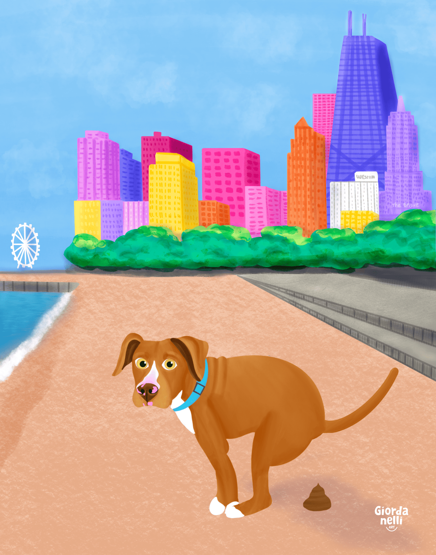 Chicago Dogs - Giordanelli Art