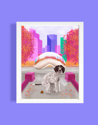 Chicago Dogs - O.G.: The Bean (Fall edition) - Giordanelli Art