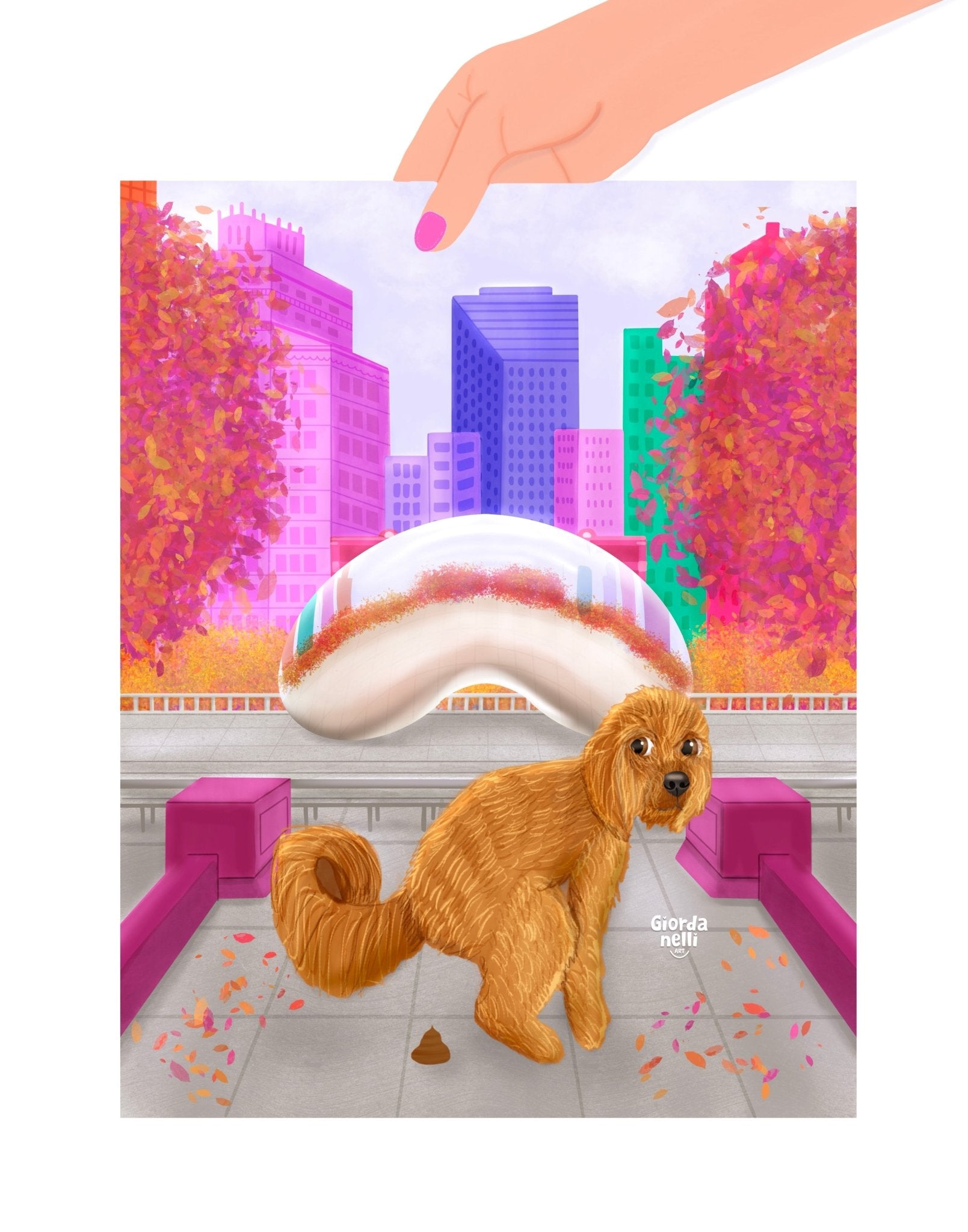 Chicago Dogs - O.G.: The Bean (Fall edition) - Giordanelli Art