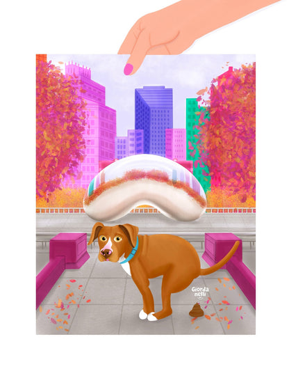 Chicago Dogs - O.G.: The Bean (Fall edition) - Giordanelli Art