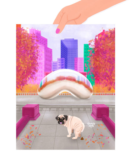 Chicago Dogs - O.G.: The Bean (Fall edition) - Giordanelli Art