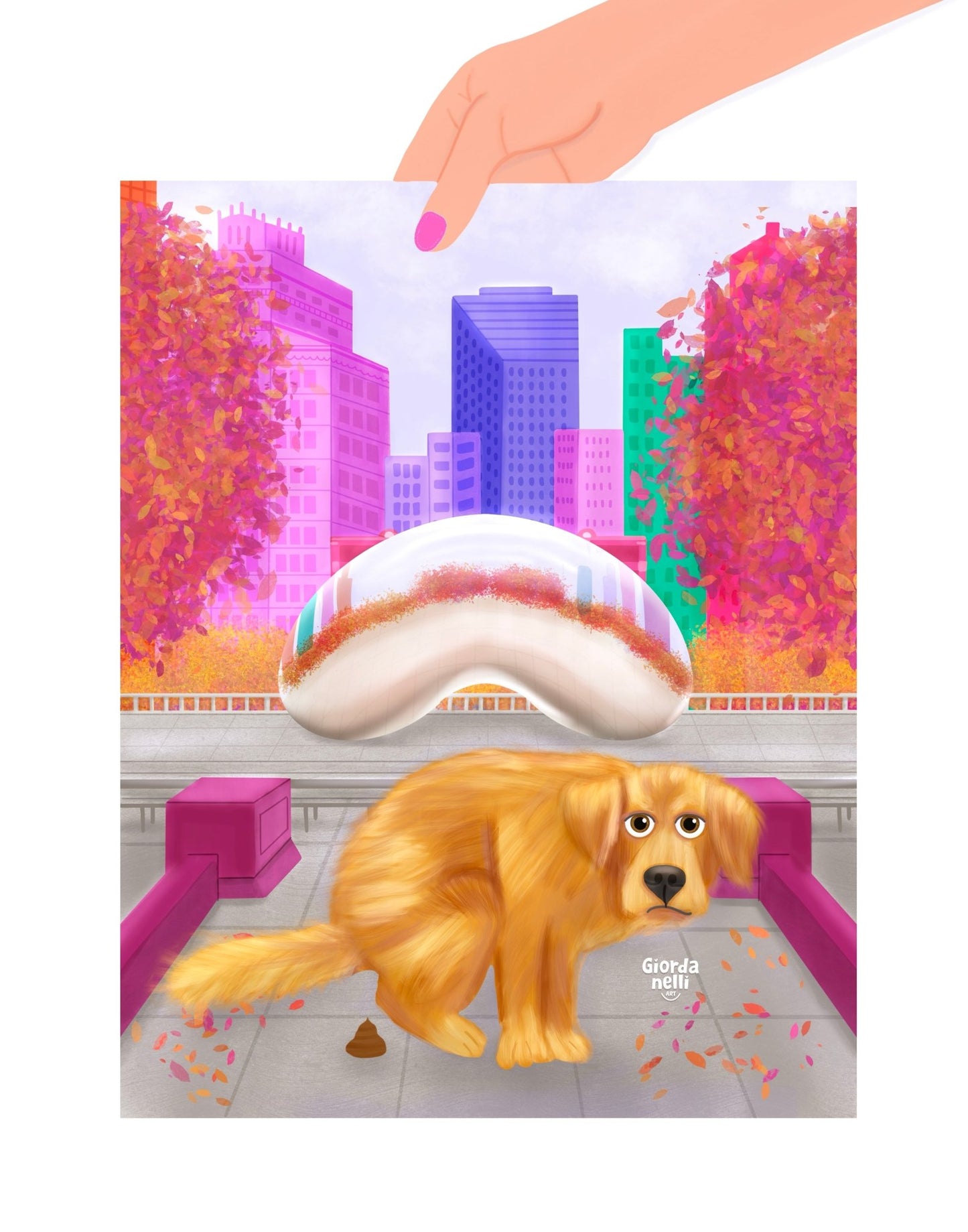 Chicago Dogs - O.G.: The Bean (Fall edition) - Giordanelli Art