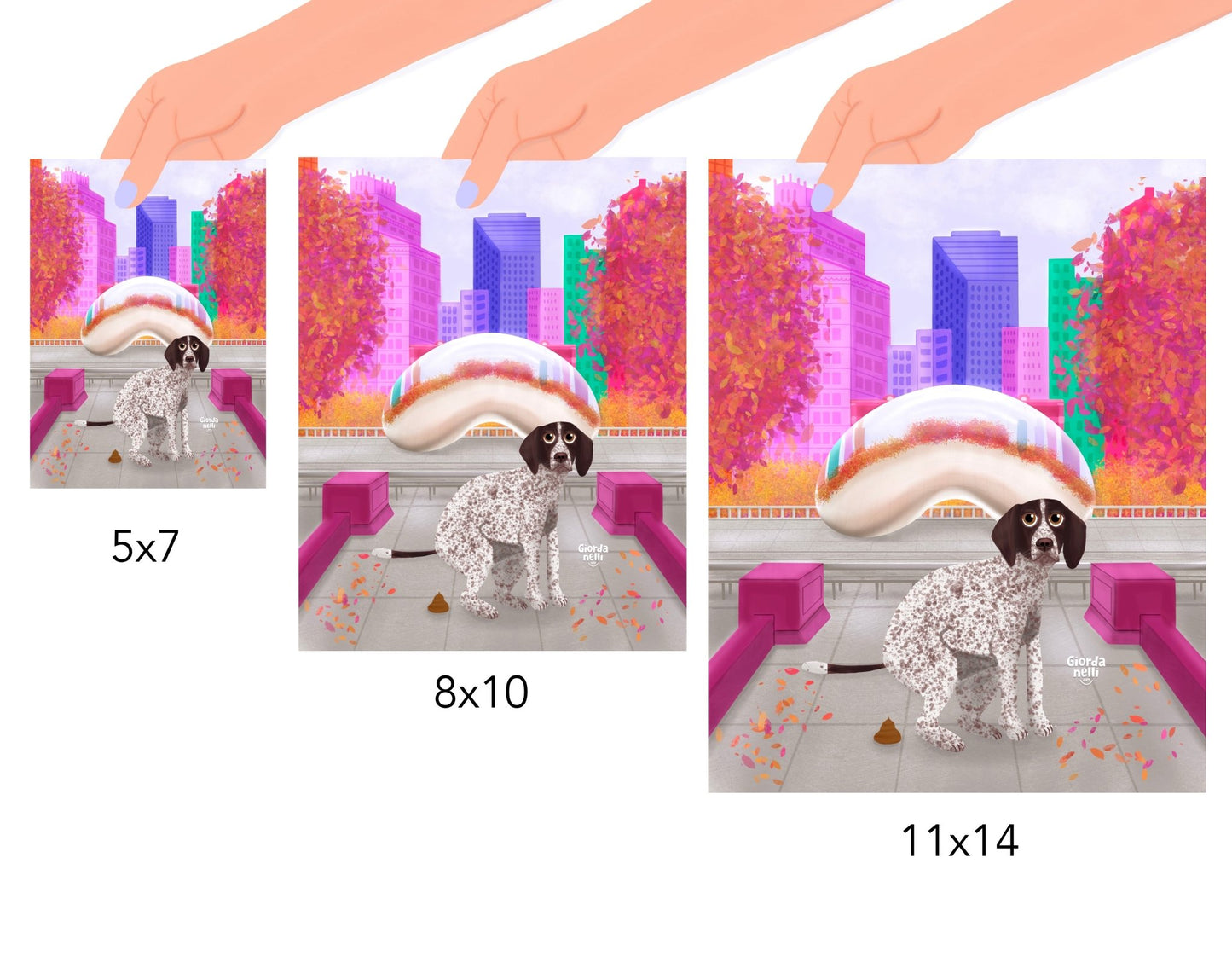 Chicago Dogs - O.G.: The Bean (Fall edition) - Giordanelli Art