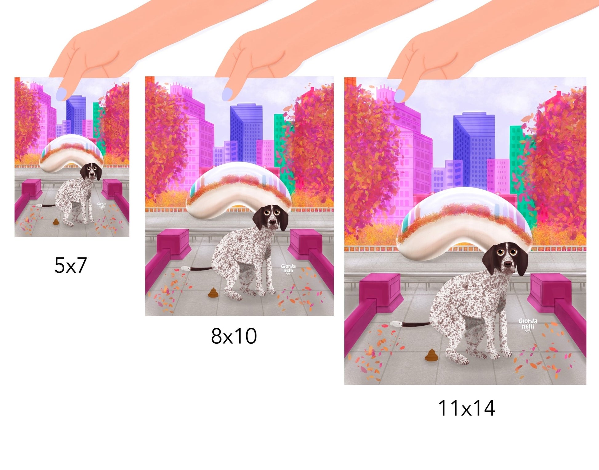 Chicago Dogs - O.G.: The Bean (Fall edition) - Giordanelli Art