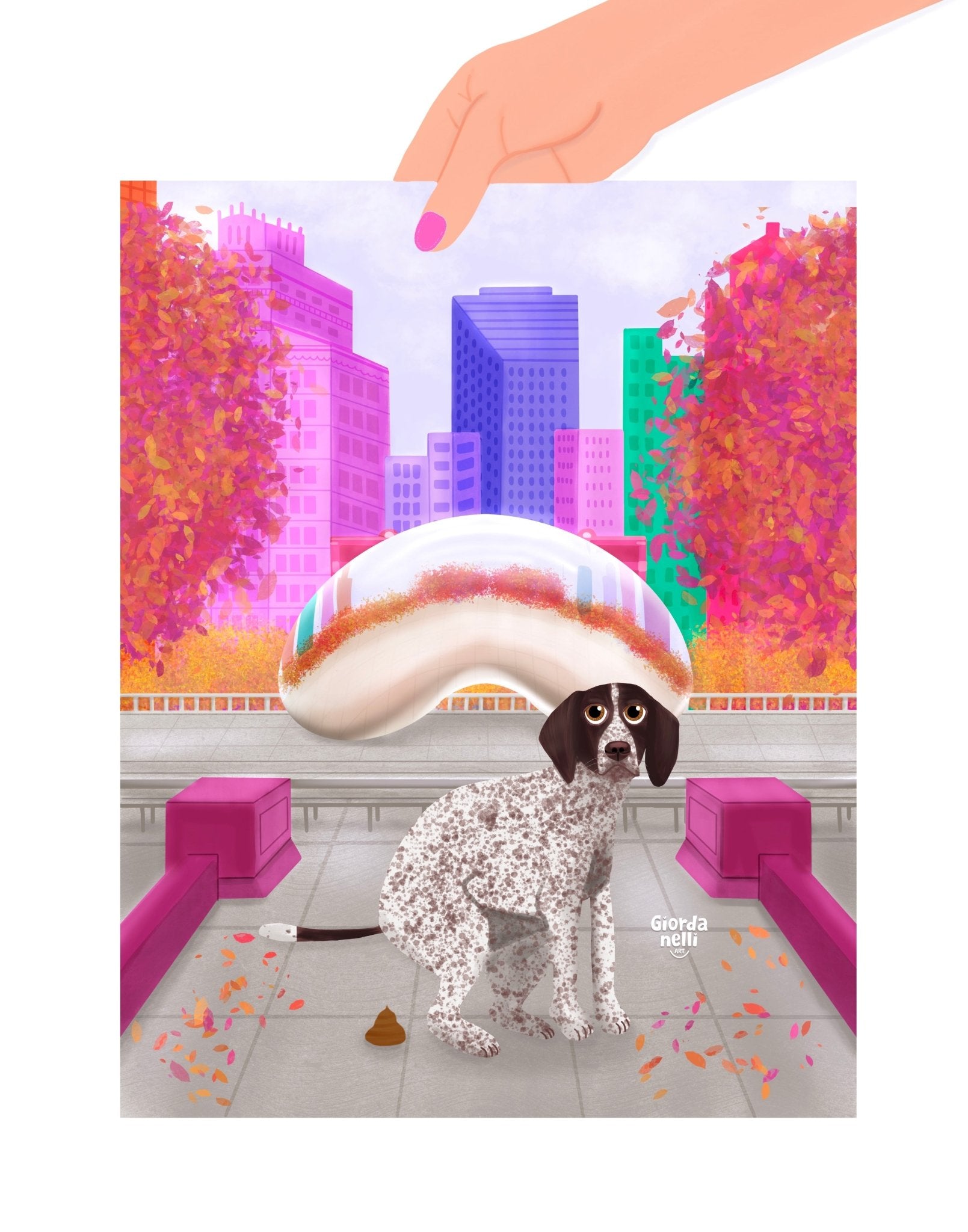 Chicago Dogs - O.G.: The Bean (Fall edition) - Giordanelli Art