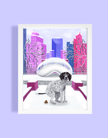 Chicago Dogs - O.G.: The Bean (Winter edition) - Giordanelli Art