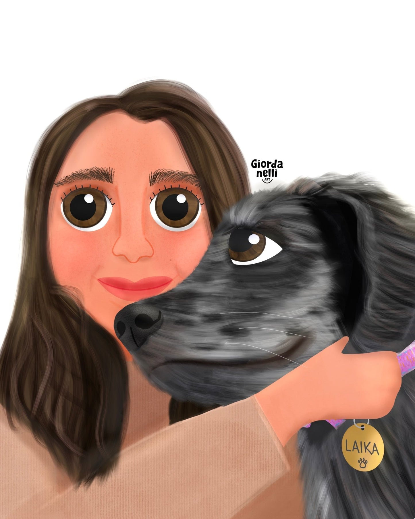 Custom Duo Illustration - Giordanelli Art