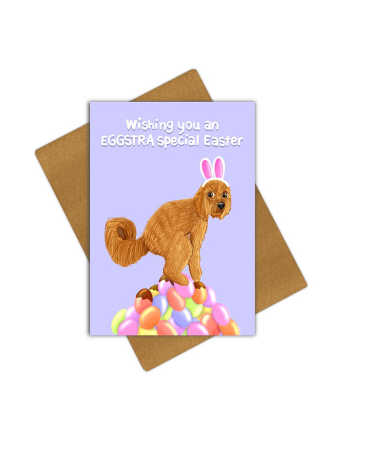Eggstra Special Easter Greeting Card - Giordanelli Art