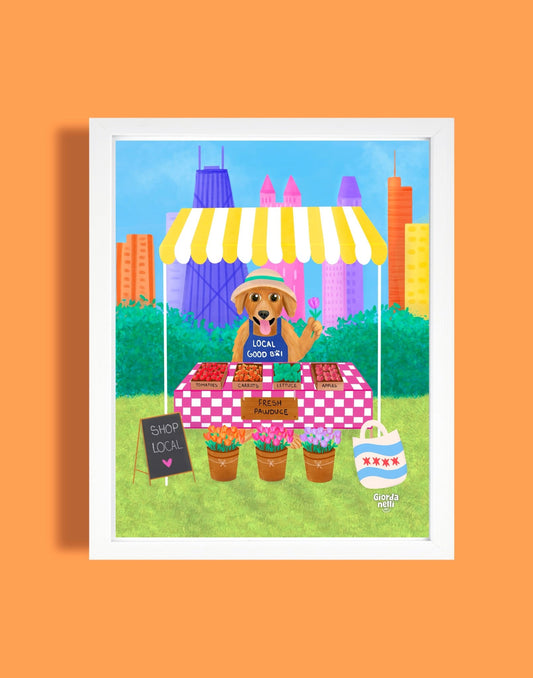 Farmer’s Market - Chicago Dogs Collection - Giordanelli Art