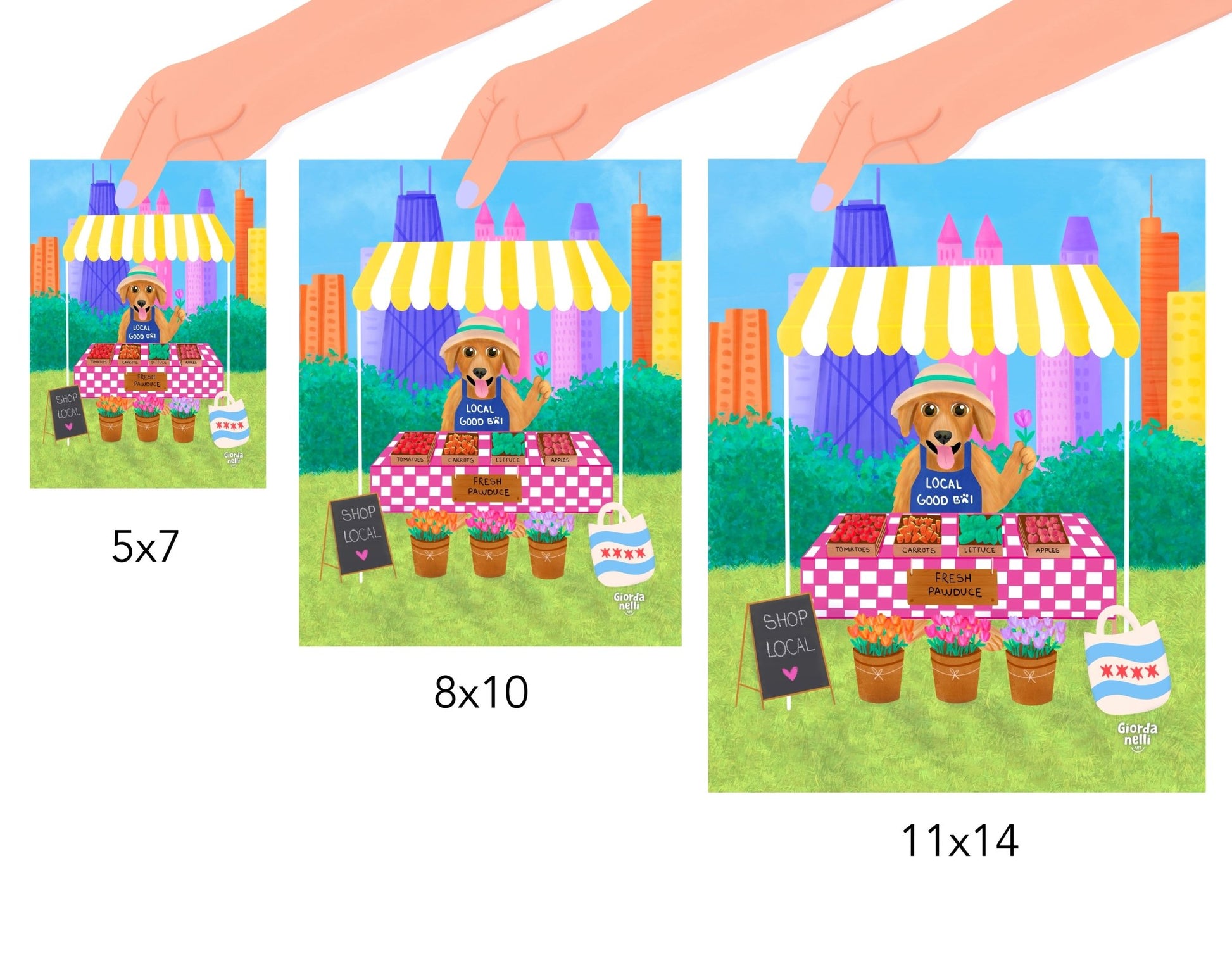 Farmer’s Market - Chicago Dogs Collection - Giordanelli Art