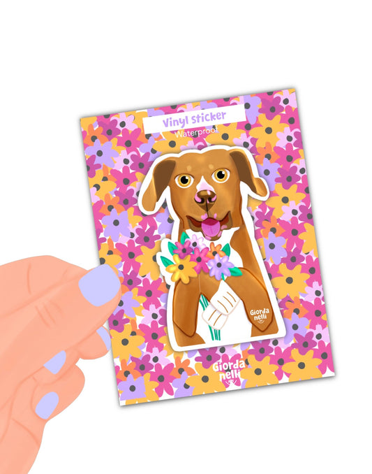 Flowers 4 U Sticker - Giordanelli Art