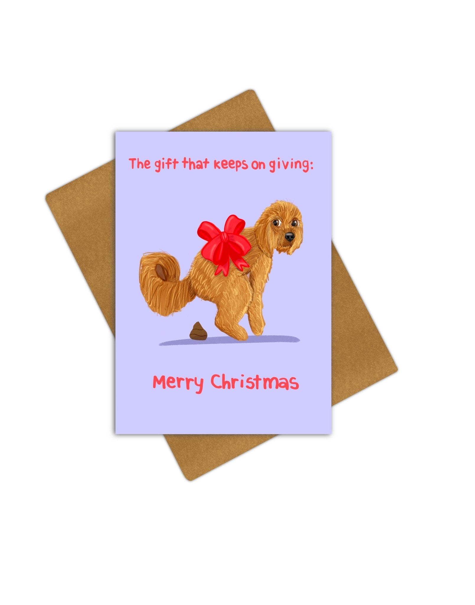 Gift that Keeps On Giving Christmas Card - Large - Giordanelli Art