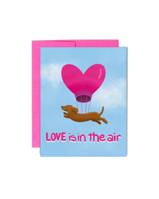 Love is in the Air Card - Giordanelli Art