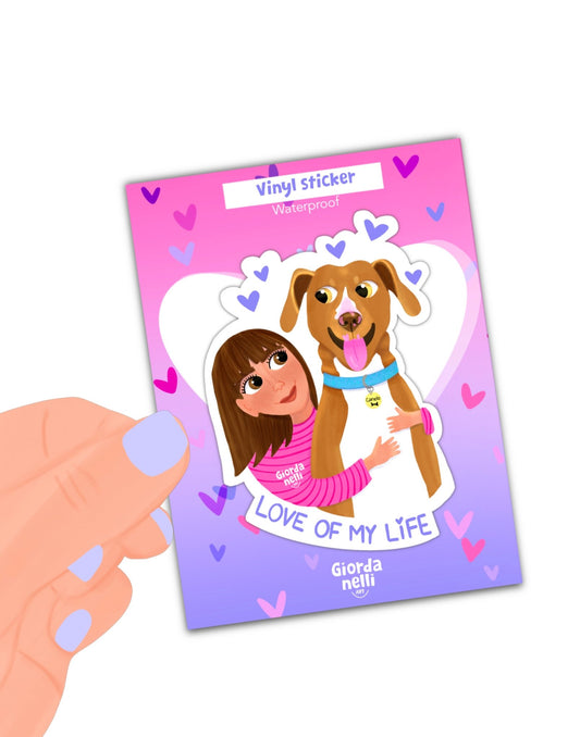 Love of My Life Sticker - Giordanelli Art