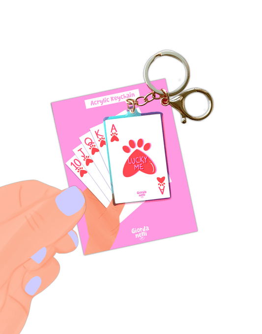 Lucky Me Keychain - Giordanelli Art
