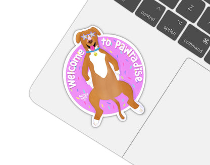 Pawradise Sticker - Giordanelli Art