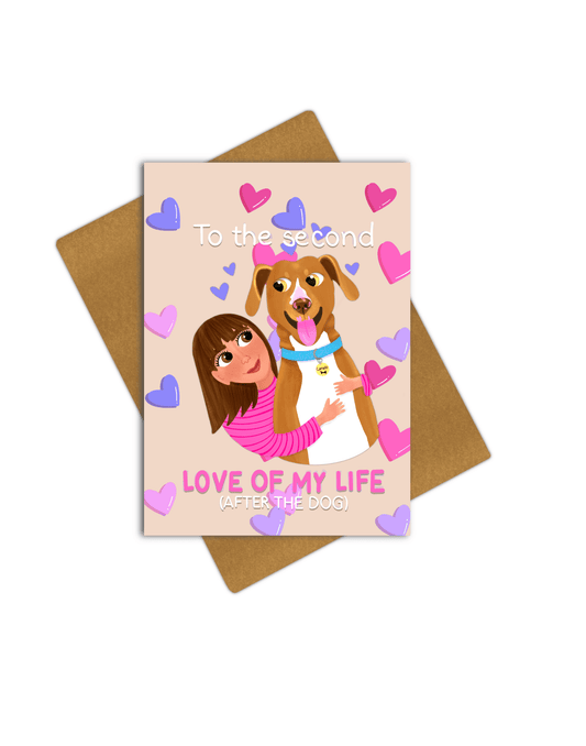 Second Love of My Life Greeting Card - Giordanelli Art