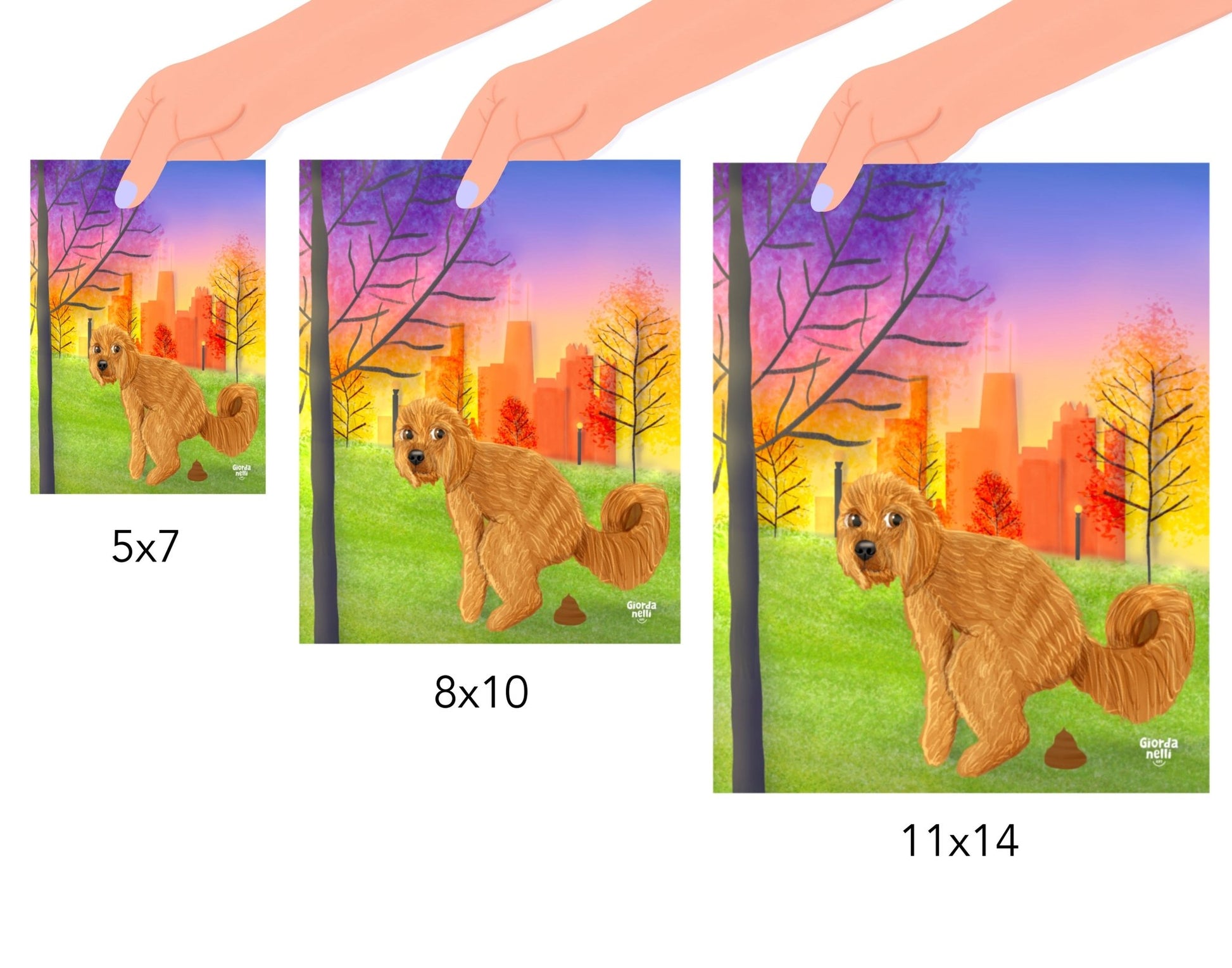 Sunset - Chicago Dogs Collection - Giordanelli Art