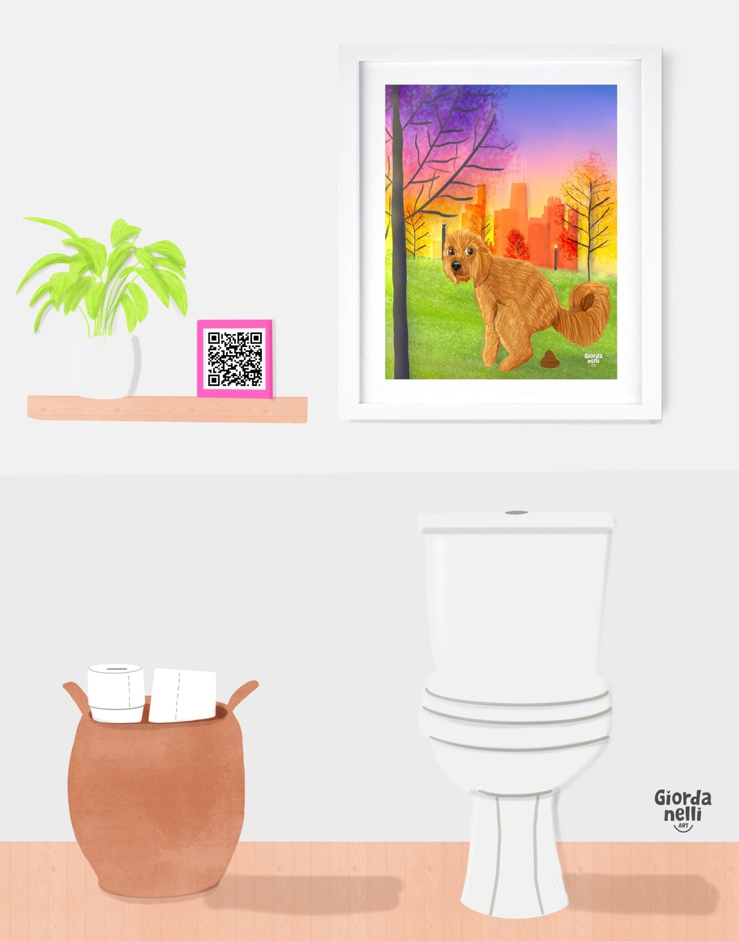 Sunset - Chicago Dogs Collection - Giordanelli Art