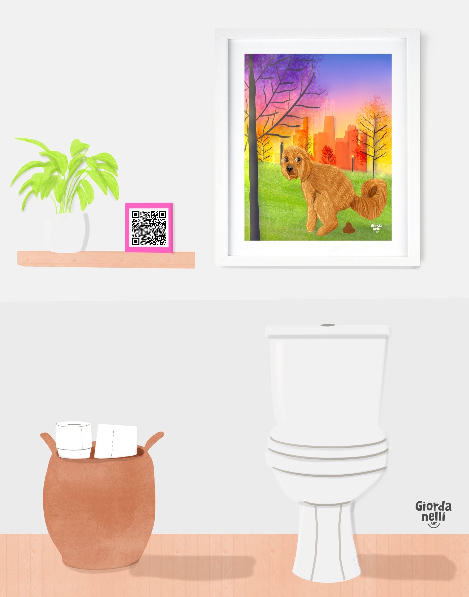 Sunset - Chicago Dogs Collection - Giordanelli Art