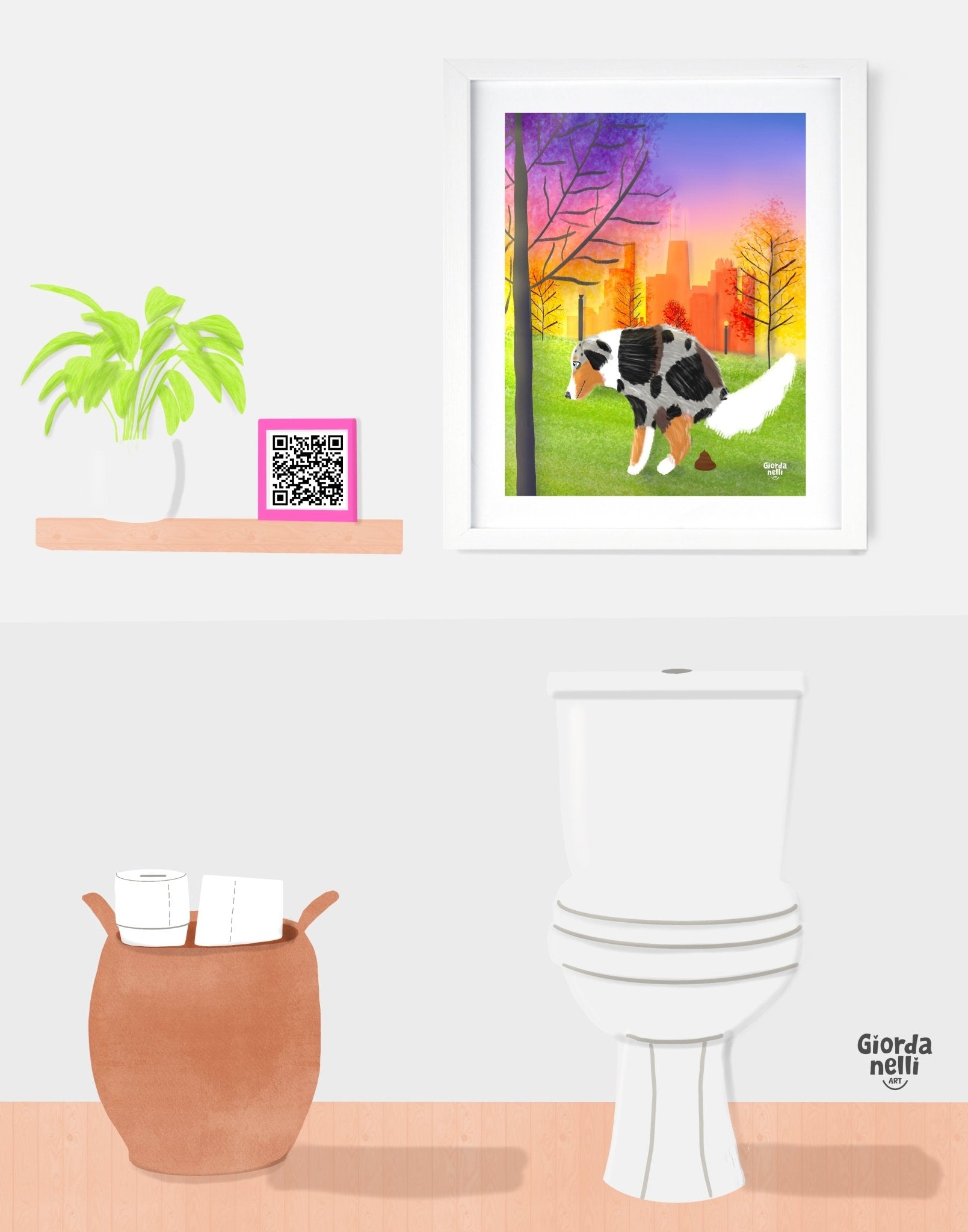 Sunset - Chicago Dogs Collection - Giordanelli Art