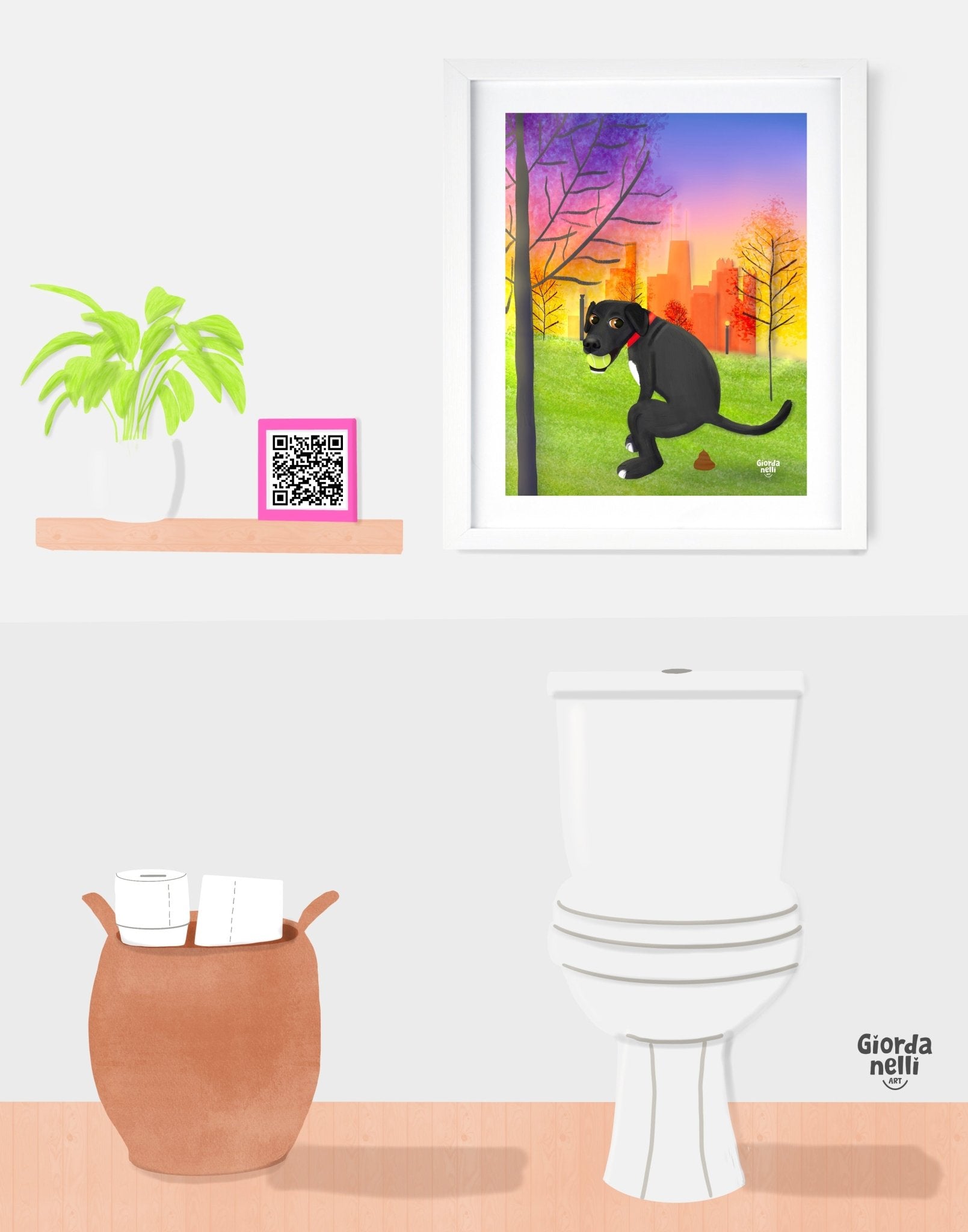 Sunset - Chicago Dogs Collection - Giordanelli Art