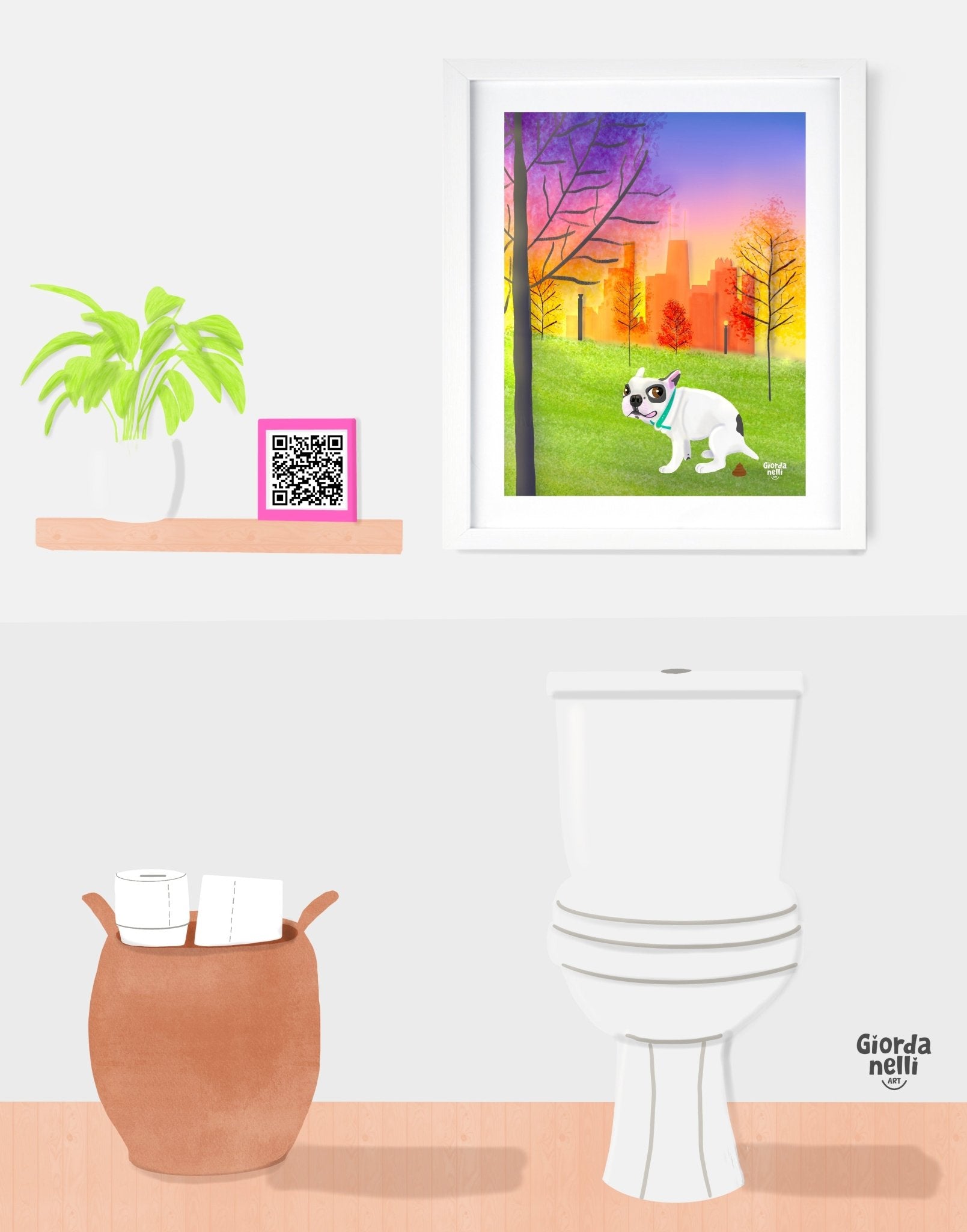 Sunset - Chicago Dogs Collection - Giordanelli Art