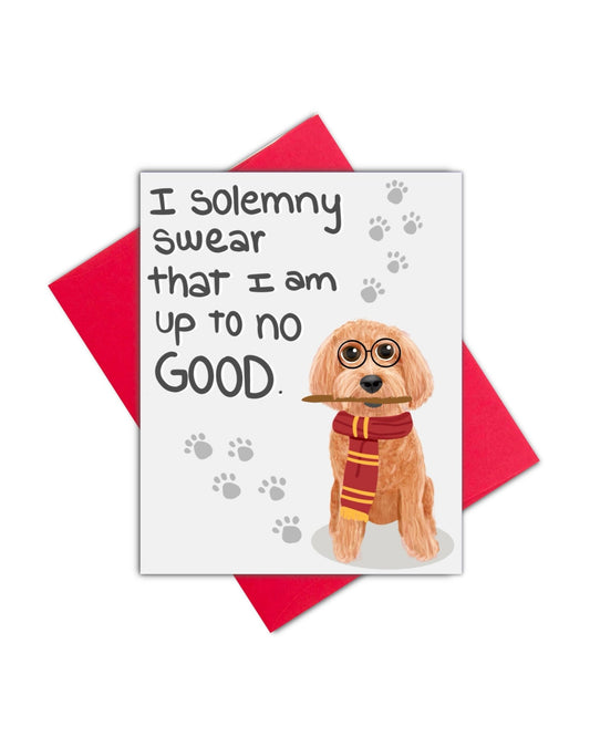 Up to No Good Harry Potter Card - Giordanelli Art